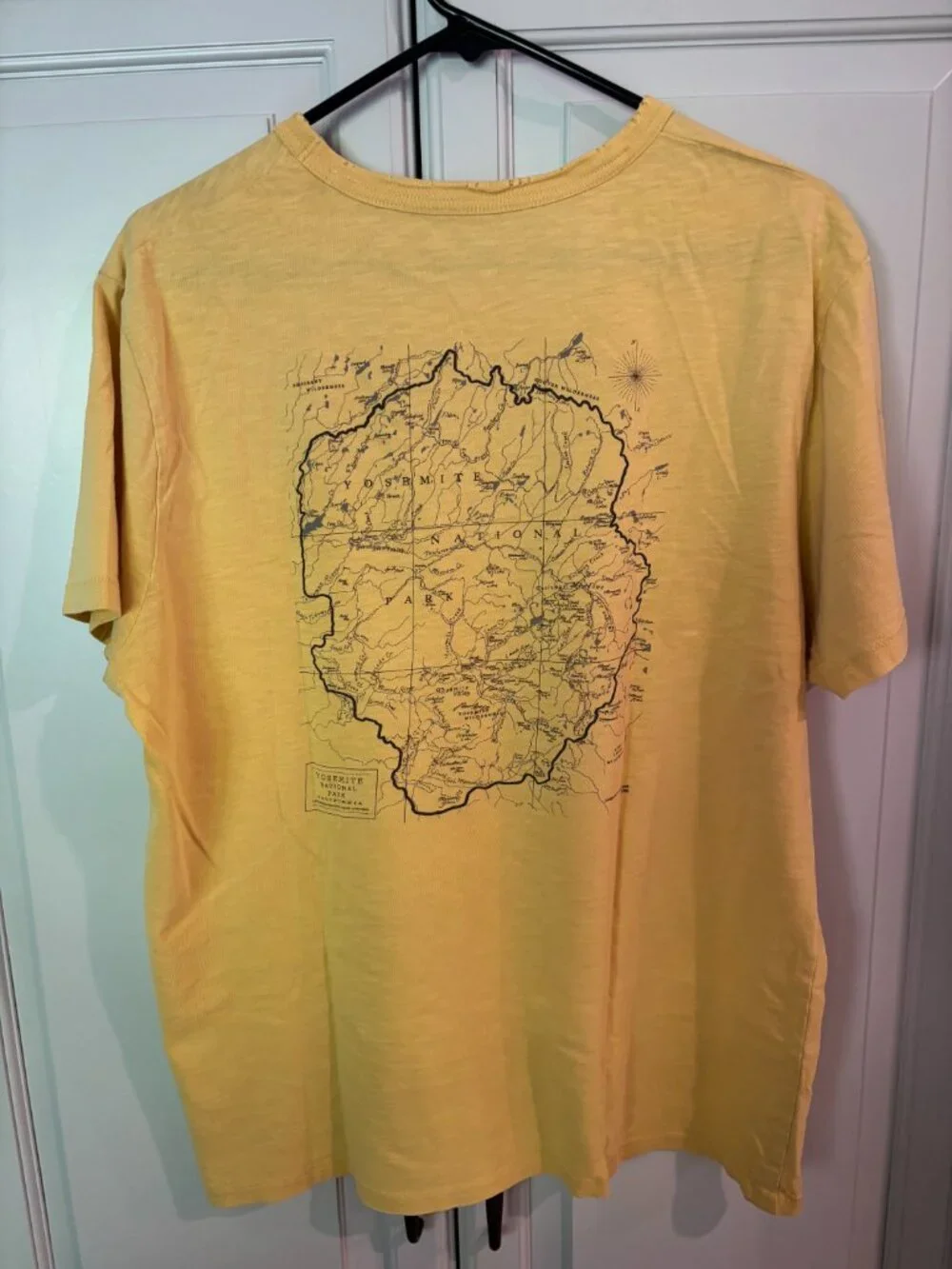 Large Yellow J Crew t-shirt